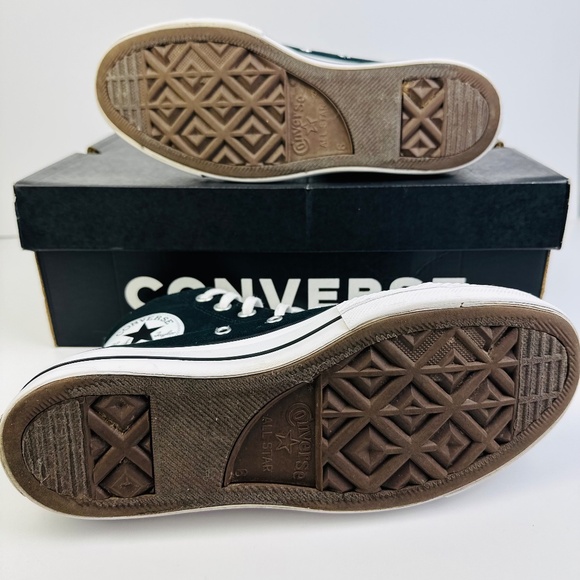 Converse Chuck Taylor All-Star Lift Platform Shoes Black & White Women's Size 8 - Picture 8 of 12